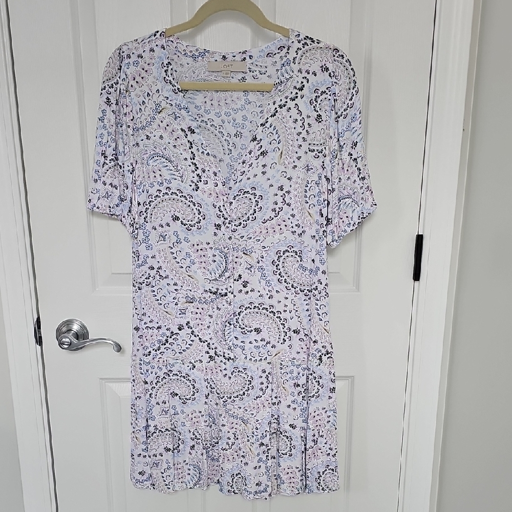 LOFT Pastel Floral Blouse